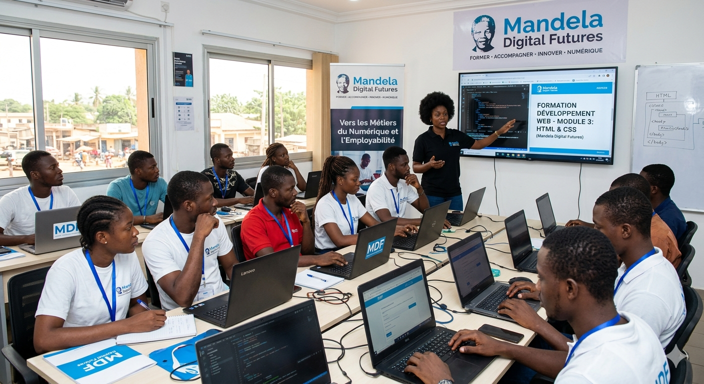 Mandela Digital Futures — jeunes en formation